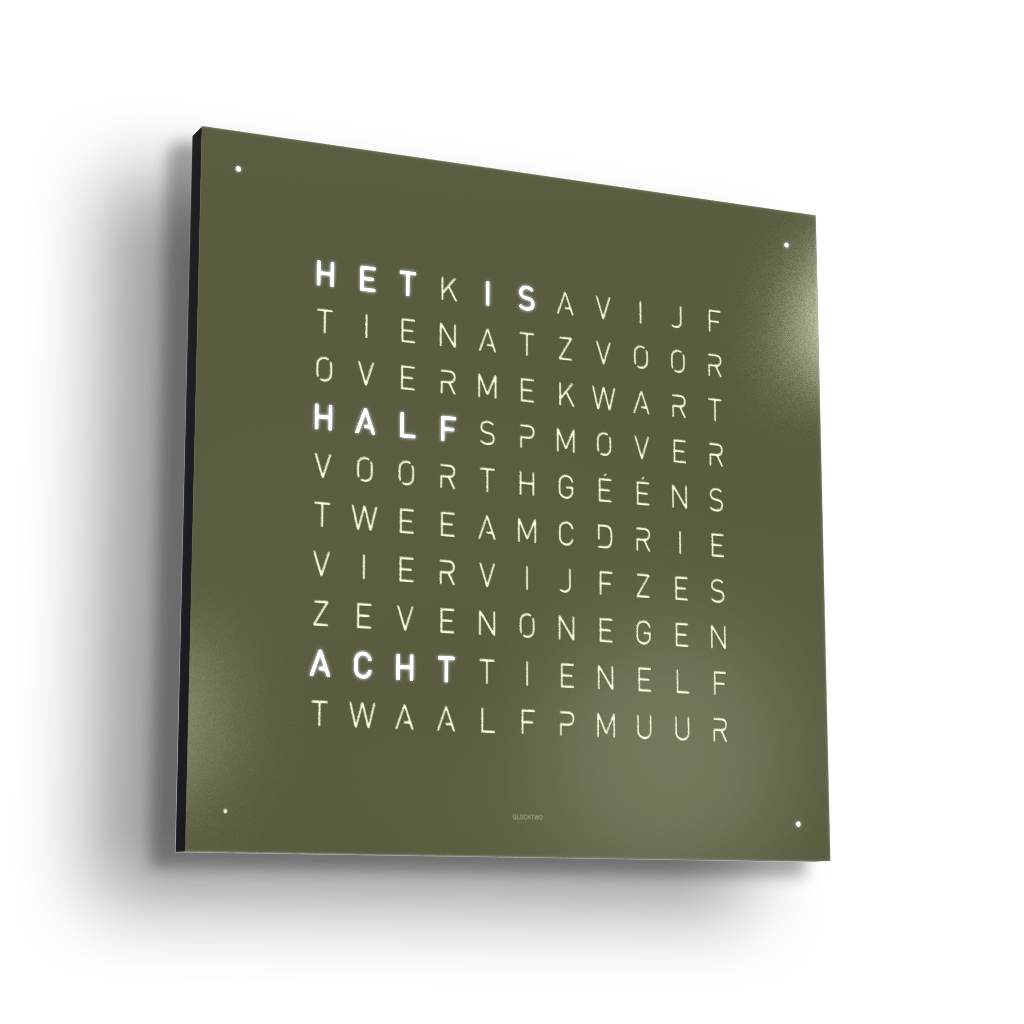 Qlocktwo Earth 45 Olive